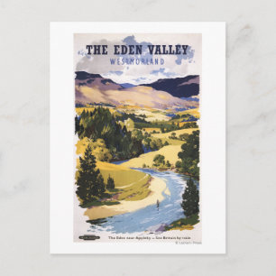 Carte Postale Pêcheur dans la vallée de l'Eden