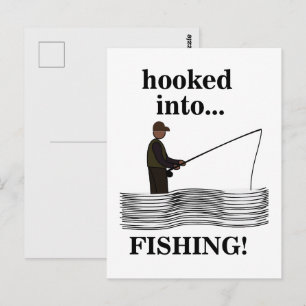 Carte Postale Pêcheur de poissons