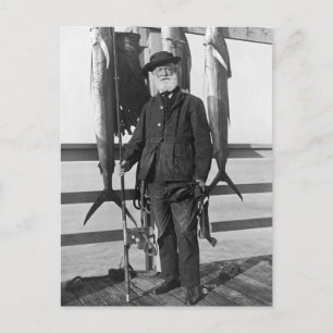 Carte Postale Pêcheur en haute mer, 1912