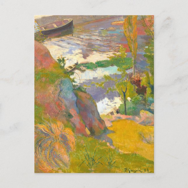Carte Postale Pêcheur et Bathers | Paul Gauguin (Devant)