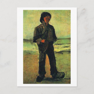 Carte Postale Pêcheur sur la plage, Vincent van Gogh