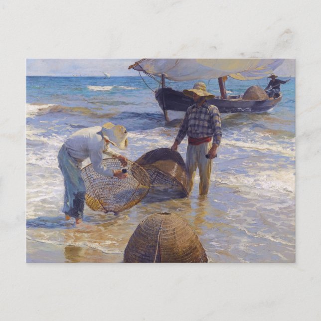 Carte Postale Pêcheur valencien - Joaquín Sorolla (Devant)
