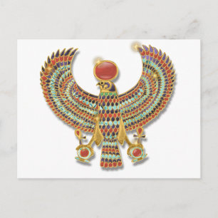 Carte Postale Pectoral du faucon de l'Égypte antique