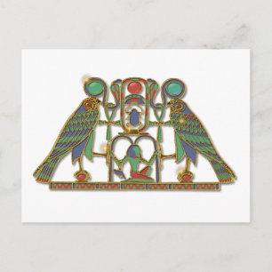 Carte Postale Pectorale de Dieu égyptien Horus