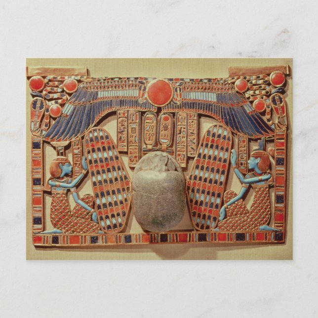 Carte Postale Pectorale ornée du scarabée ailé (Devant)