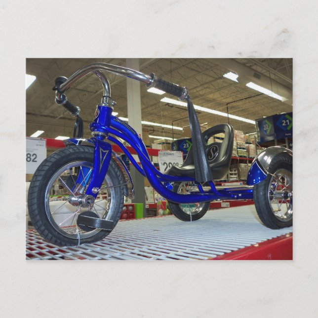 Carte Postale Pedal Trike à basse altitude (Devant)