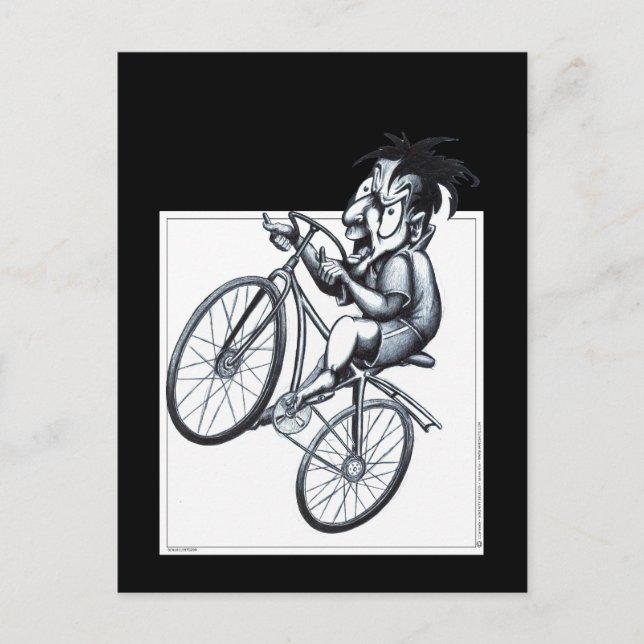 Carte Postale Pédale (Devant)