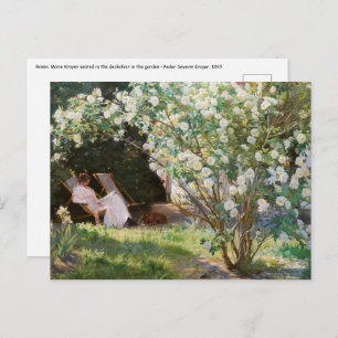 Carte Postale Peder Severin Kroyer - Roses