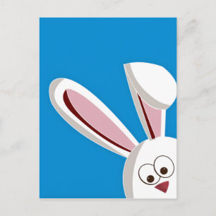 Carte Postale Peeking Bunny