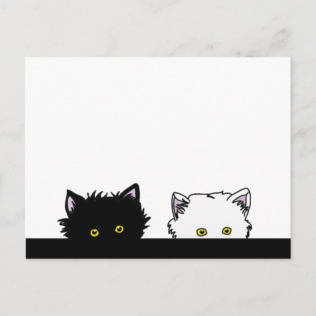 Carte Postale Peeping Kittens (Devant)