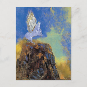 Carte Postale Pégase d'Odilon Redon - Symbolisme de la mythologi