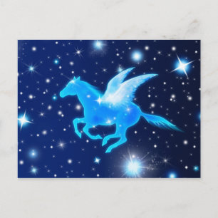 Carte Postale Pegasus volant
