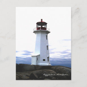 Carte Postale Peggy's Cove Lighthouse Route Nouvelle-Écosse