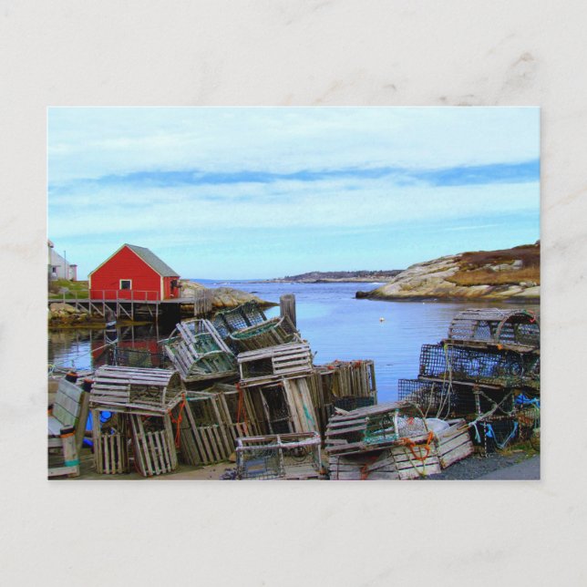 Carte Postale Peggy's Cove (Nouvelle-Écosse) (Devant)