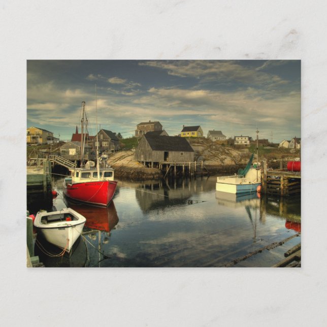 Carte Postale Peggy's Cove (Nouvelle-Écosse) (Devant)