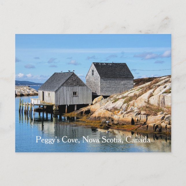 Carte Postale Peggy's Cove, Nova Scotia, Canada (Devant)