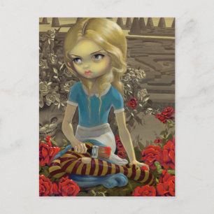 Carte postale "Peindre le rouge Rose"