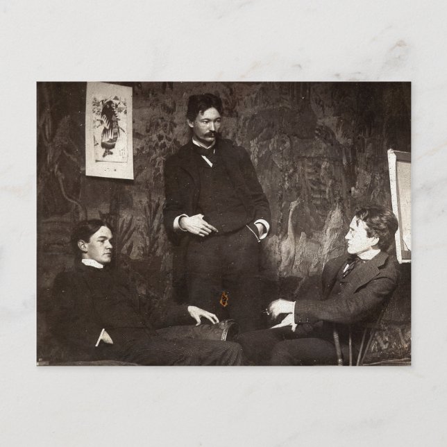 Carte Postale Peintres Everett Shinn Robert Henri John Sloan (Devant)