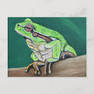 Carte Postale Peinture à la grenouille
