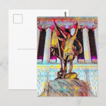 Peinture à l'huile du Mémorial de guerre de l'Indi