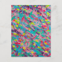 Peinture Abstraite esthétique arc-en-ciel