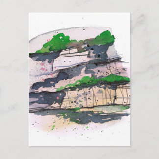 Carte Postale Peinture aquarelle