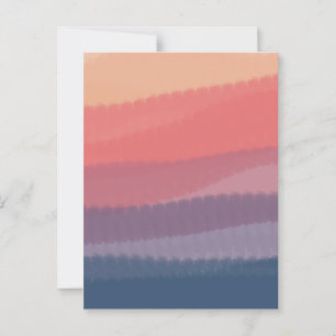 Carte Postale Peinture Aquarelle Couleur Bright Trendy
