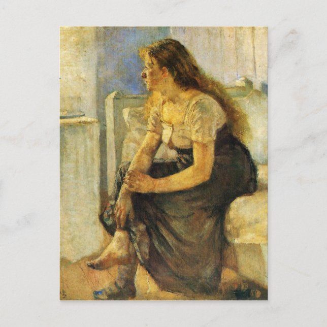 Carte Postale Peinture artistique Edward Munch (Devant)