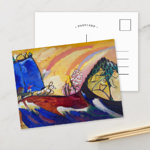 Carte Postale Peinture avec Troïka   Kandinsky