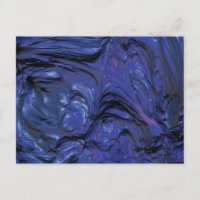 Peinture bleu violet colorée avec texture lourde
