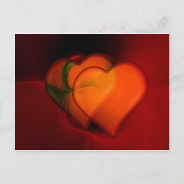 Carte Postale Peinture cardiaque (Devant)