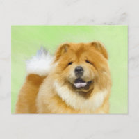 Peinture Chow Chow - Joli art original chien