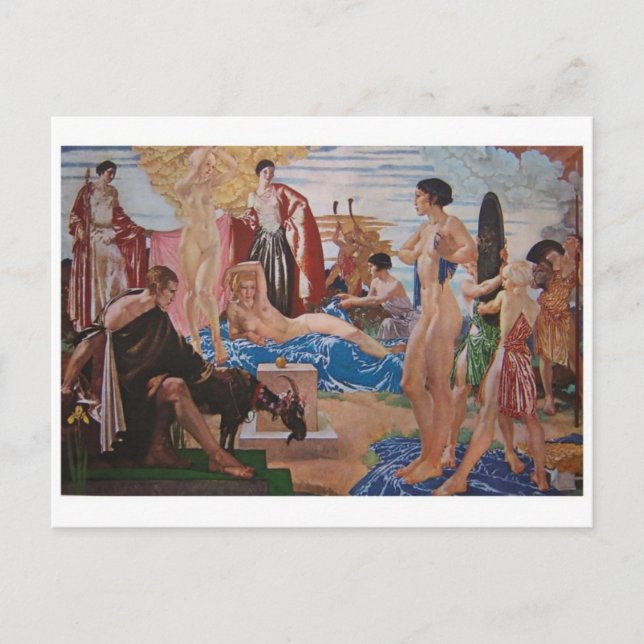 Carte postale Peinture classique (Devant)