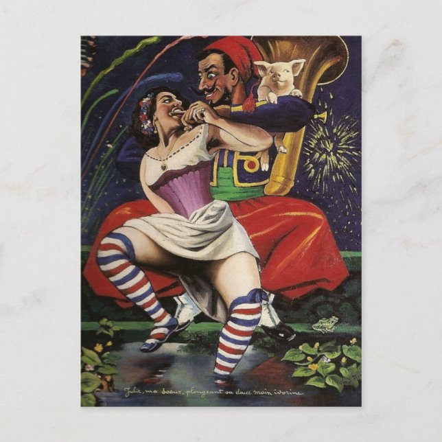 Carte postale Peinture classique (Devant)