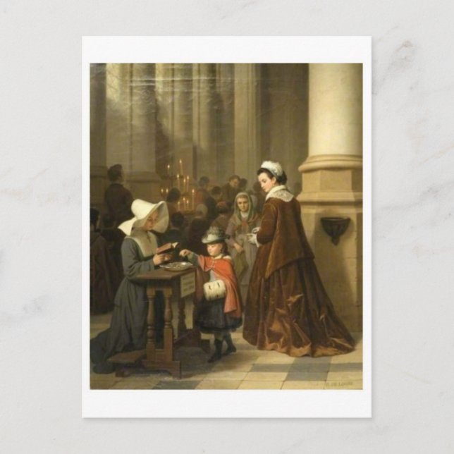 Carte postale Peinture classique (Devant)