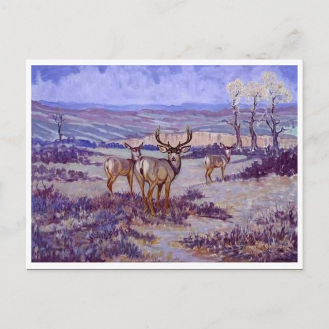 Carte postale Peinture classique (Devant)