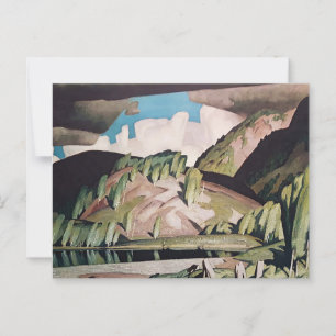 Carte Postale Peinture d'août du parc Algonquin par A J Casson