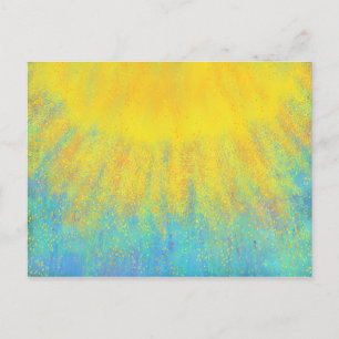 Carte Postale Peinture d'art contemporain chrétien moderne Gloir