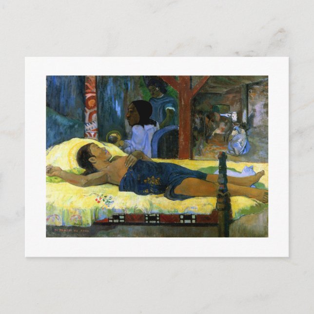 Carte Postale Peinture d'art gauguin Tamari No Atua (Nativité) (Devant)