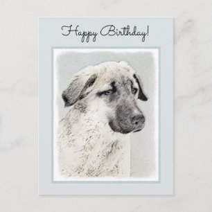 Carte Postale Peinture de berger anatolienne - Art original de c