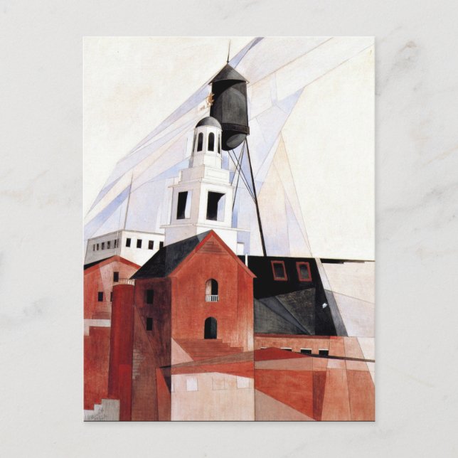 Carte Postale peinture de Charles Demuth, Lancaster (Devant)