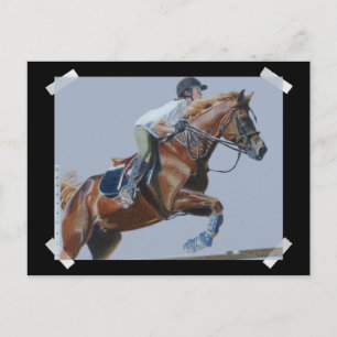 Carte Postale Peinture de chasseur/pare-chocs unique
