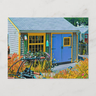 Carte Postale Peinture de cyclisme géniale