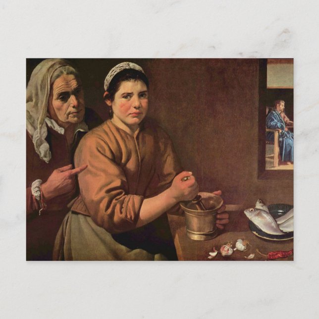 Carte Postale Peinture de Deigo Velazquez (Devant)