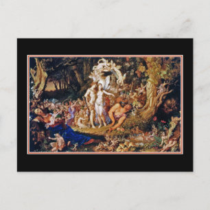 Carte Postale Peinture de fées "Oberon et Titania"