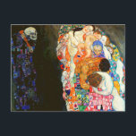 Carte Postale Peinture de Gustav Klimt sur Death and Life.<br><div class="desc">Peinture de Gustav Klimt sur Death and Life. Carte postale.</div>
