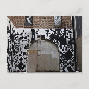 Carte Postale Peinture de la fresque à Capricorn, Macon Géorgie