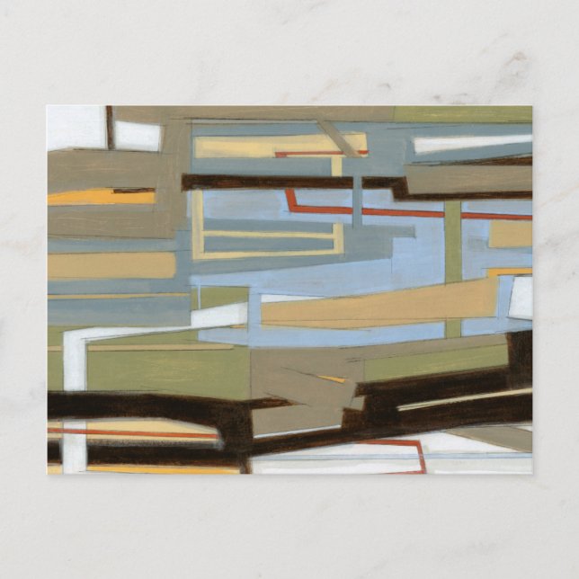 Carte Postale Peinture de la liberté d'expression moderne par No (Devant)