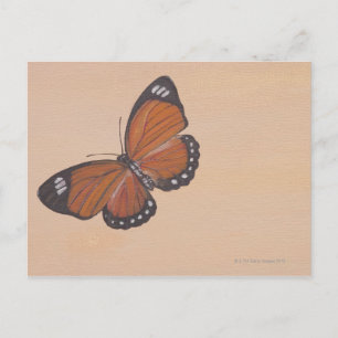 Carte Postale Peinture de papillon