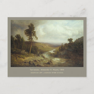 Carte Postale Peinture de paysage d'art américain Tennessee Wyan